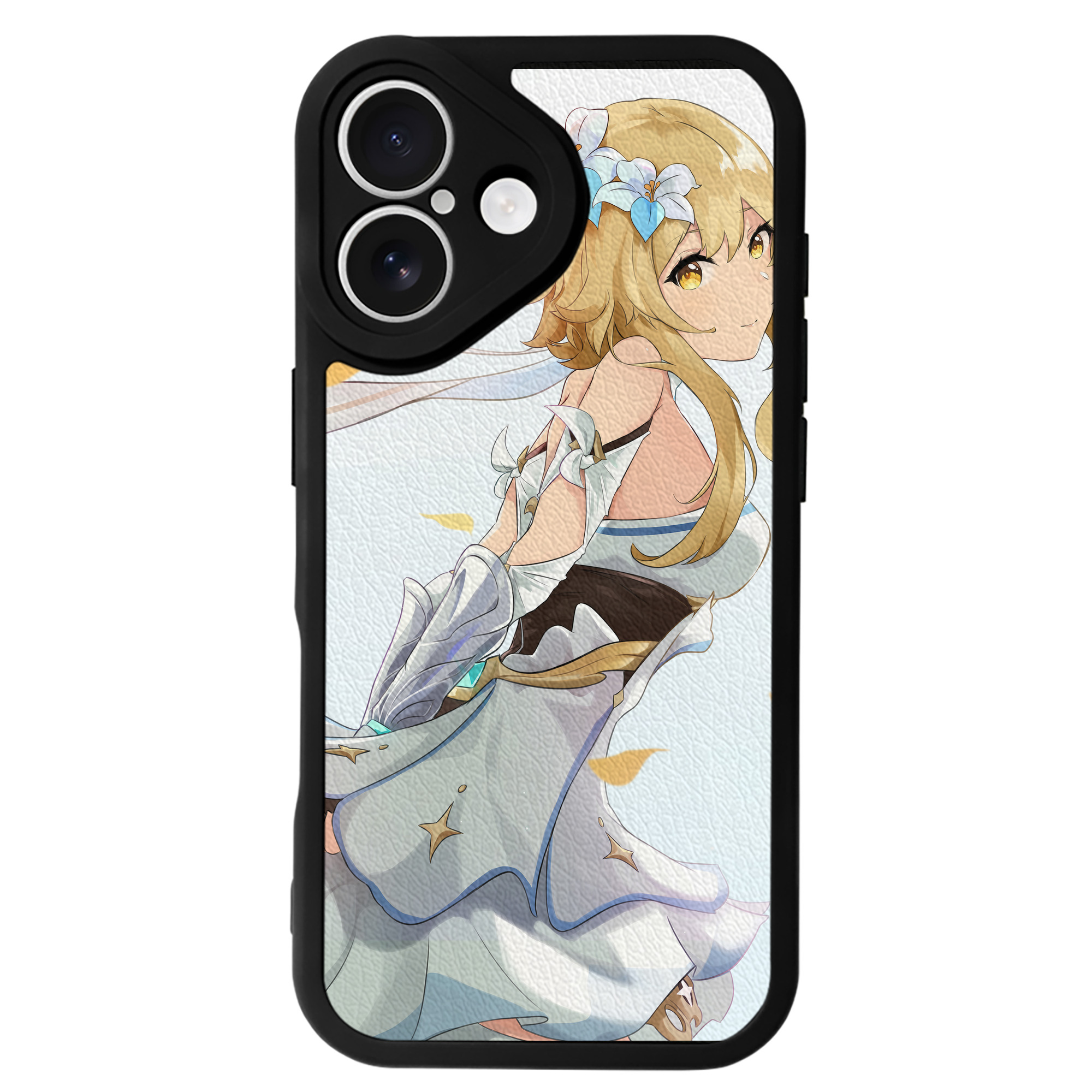 げんし神 genshin 【iPhone 16シリーズ対応】シリコンスマホケース（レザー調） 材質：シリコン